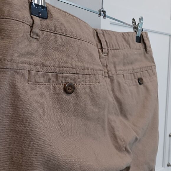 Gap Khaki Cotton Stretch Hip Slung Fit Pants Tan size 0 - Picture 7 of 13